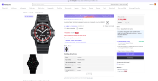 Luminox Reloj Hombre Analogico Cuarzo con Correa de Caucho XS.0335 por solo 135,99€