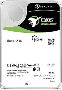 Seagate Exos X18 (SATA, Standard model), 12TB voor €173,28 bij Amazon