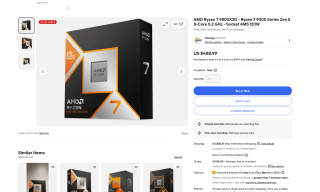 AMD Ryzen 7 9800X3D Ryzen 7 9000 Series Zen 5 8-Core 5.2 GHz Socket AM5 120W por 430,72€