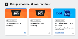 Ziggo blackfriday: 50% korting of bol cadeaukaart twv 500 euro