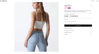 Pantalón vaquero básico de corte skinny y tiro medio por 3,99€