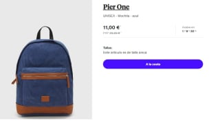 Mochila Pier One por 11€