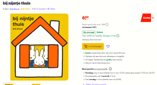 Bij Nijntje thuis van Dick Bruna voor €6,80 bij bol.com