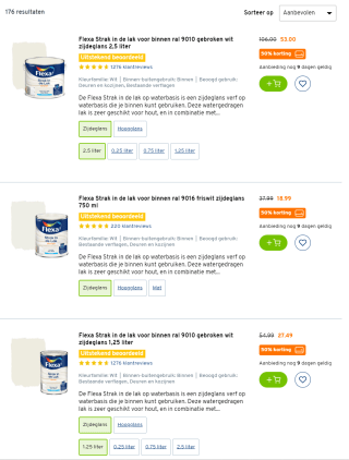 Flexa Strak in de lak met 50% korting bij Gamma