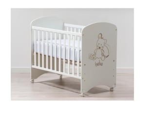 Cuna de Madera Dos Alturas Lacada al Agua BabyKlass por 89€