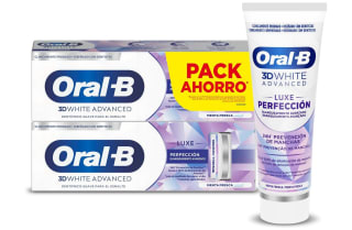 Oral-B 3D White Advanced Luxe Perfection Pasta Dentífrica Pack Ahorro 2x75ml por solo 4,74€