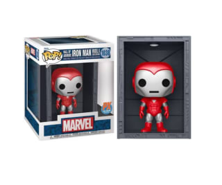 Figura Funko Pop! Deluxe Marvel Salón de armaduras Iron Man a solo 7,76€