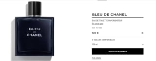 Eau de Toilette BLEU DE CHANEL - 150ml à 145€