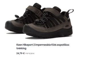 Zapatillas de trekking para Niños Keen Hikeport 2 por 24.79€