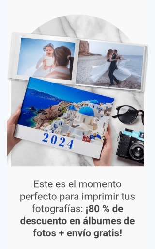 -80% Álbumes Fotos + Envío Gratis en Printerpix.