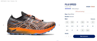 Fuji Speed schoenen voor €64 bij Asics