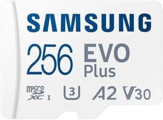 Tarjeta de Memoria Micro SD Samsung EVO Plus 2023 256 GB con Adaptador por 19,99€