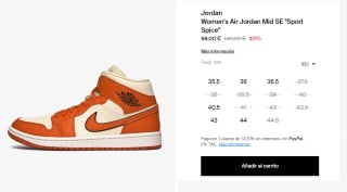 Botines para Mujer Nike Air Jordan Mid SE "Sport Spice" por 83.3€