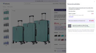 Conjunto Maletas de Viaje por 59,41€