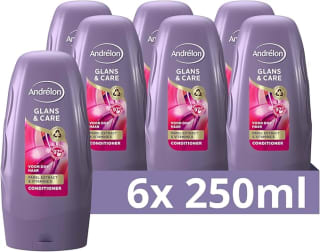 6x 250 ml Andrélon Glans & Care Conditioner voor €9,99 met Amazon Prime