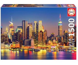 Puzzle de 1500 para Adultos. Manhattan de Noche marca Educa por 9€