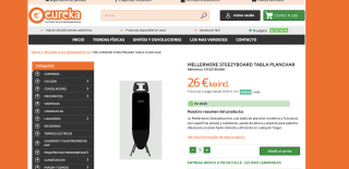 Tabla Mellerware Steezy Boar de Planchar Extra Grande Regulable por solo 26€