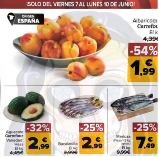 Ofertas Supermercado Folleto carrefour del 07 Junio al 10 de Julio