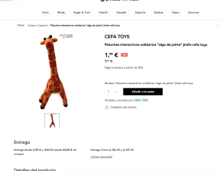 Peluches solidarios ("Algo de Jaime" autismo) de CEFA TOYS por solo 1,99€