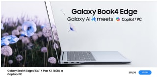 Samsung Galaxy Book4 Edge NP750XQA-KB2NL voor €599 in de Samsung store