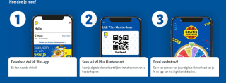 Lidl prijzen-rad met gratis broodjes