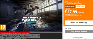 Tony Hawk's™ Pro Skater™ 1 + 2 voor €17,99 in de Nintendo eshop