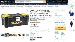 Caja de herramientas STANLEY por 5,55€