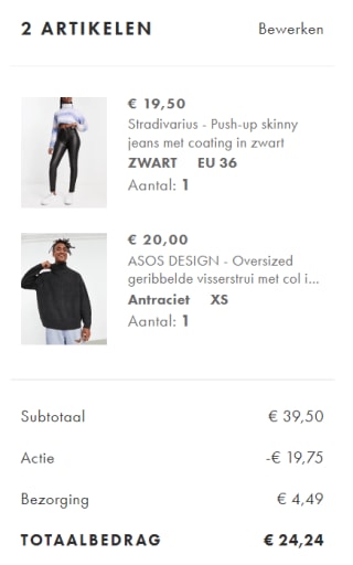 ASOS kortingscode voor 50% extra korting op de sale tot 50%