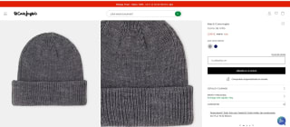 Gorro de niño color gris mediio por tan sólo 2,99€