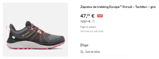 Zapatilla de senderismo Columbia Escape™ Pursuit para mujer por 47.99€