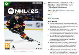 EA SPORTS NHL 25 Standard Edition voor €40,27 bij Amazon