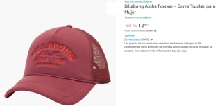 Gorra Billabong Aloha Forever por 12.99€