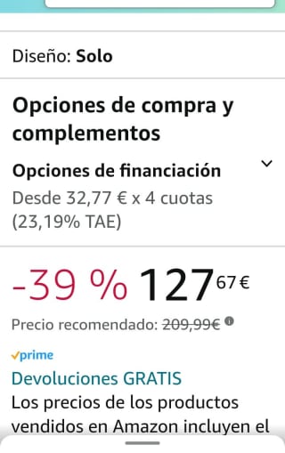 Lego 75371 Star Wars Chewbacca por 119,57€.