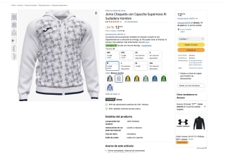 Sudadera con Capucha Joma Supernova III por solo 12,49€