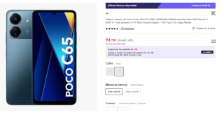 Móvil - POCOPHONE Poco C65, Negro, 256 GB, 8 GB RAM, 6,74 ", HD+ IPS Dot Drop Display, MediaTek Helio G85, 5000 mAh, Android por 82.79€