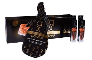 Paleta de bellota pieza 4 kg + 2 cañas de presa a solo 129€