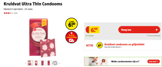 Kruidvat Ultra Thin Condooms 48 stuks voor €6