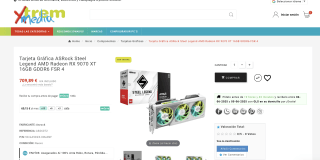 Tarjeta Gráfica ASRock Steel Legend AMD Radeon RX 9070 XT 16GB GDDR6 FSR 4 por 709,89€