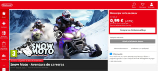 Juego para Nintendo Snow Moto - Aventura de carreras por 0,99€