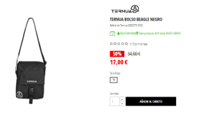 Bolso Ternua Beagle por 17€