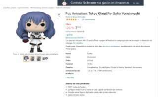 Figura funko pop Tokyo Ghoul:Re- Saiko Yonebayashi por 7,50€