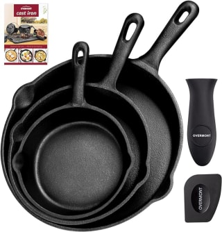 Set 3 sartenes de hierro fundido por 33,49€