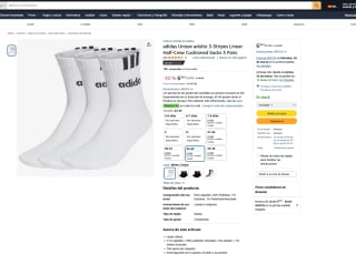 Calcetines Adidas 3 pares Hombre por solo 6,99€