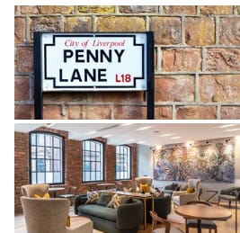 1 noche en el "Mejor Hotel" de Liverpool, The Resident con -46% descuento