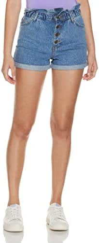 ONLY Onlcuba life paperbag jeans short voor €10,94