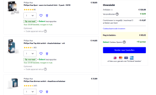 2+1 gratis op alles van Philips Hue bij Bol