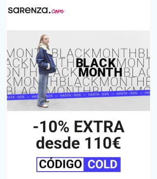-10% de Descuento Extra en Sarenza.