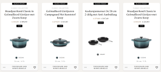 Le Creuset pannen met tot 40% korting in de Black Friday sale