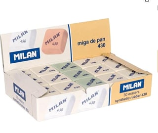Caja de 30 goma Milan nata 430 por sólo 4,21€