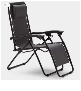 Tumbona Plegable Multiposiciones de 90x65x114cm por 29.99€ (Cuenta Nueva 19.99€)